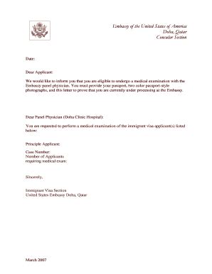 Dear Applicant, .